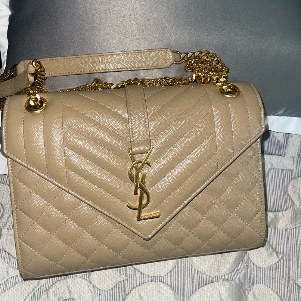 Saint Laurent Quilted leather crossbody medium